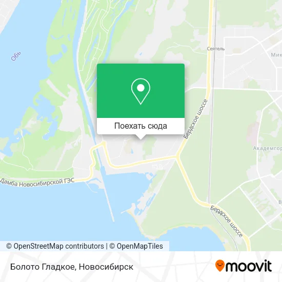 Карта Болото Гладкое