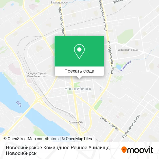 Карта Новосибирское Командное Речное Училище