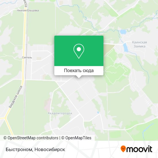 Карта Быстроном