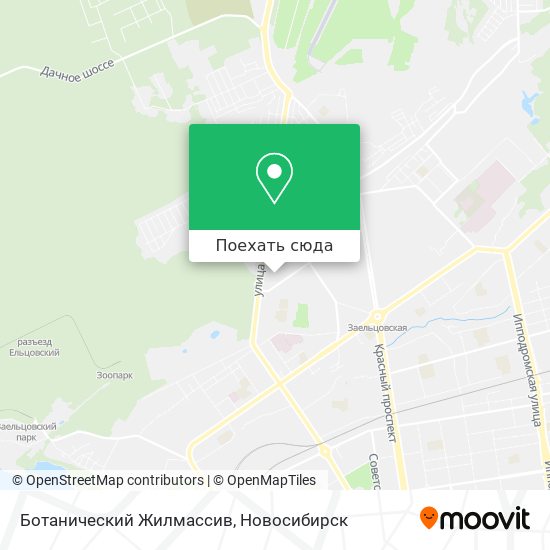 Карта Ботанический Жилмассив