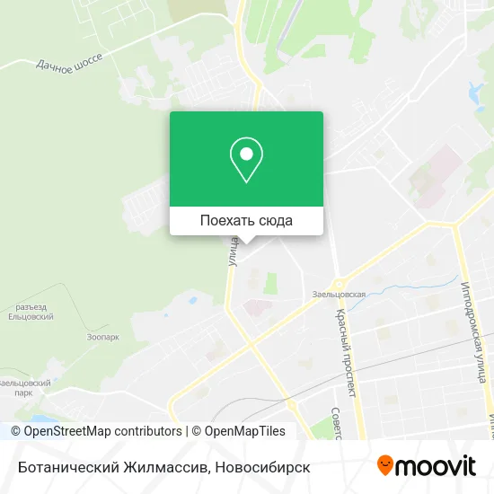 Карта Ботанический Жилмассив