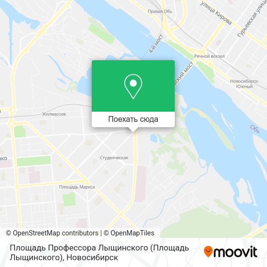 Карта Площадь Профессора Лыщинского (Площадь Лыщинского)