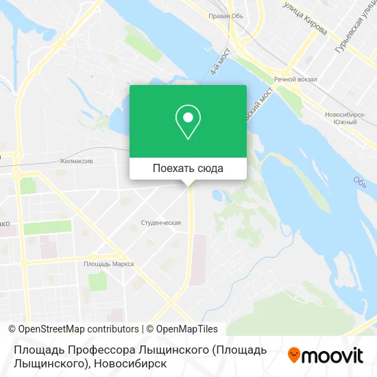 Карта Площадь Профессора Лыщинского (Площадь Лыщинского)