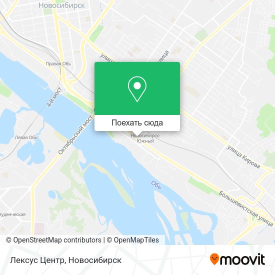 Карта Лексус Центр