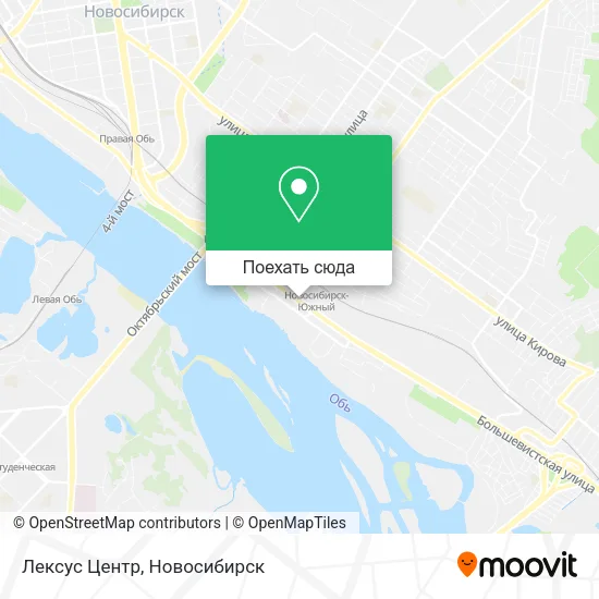 Карта Лексус Центр