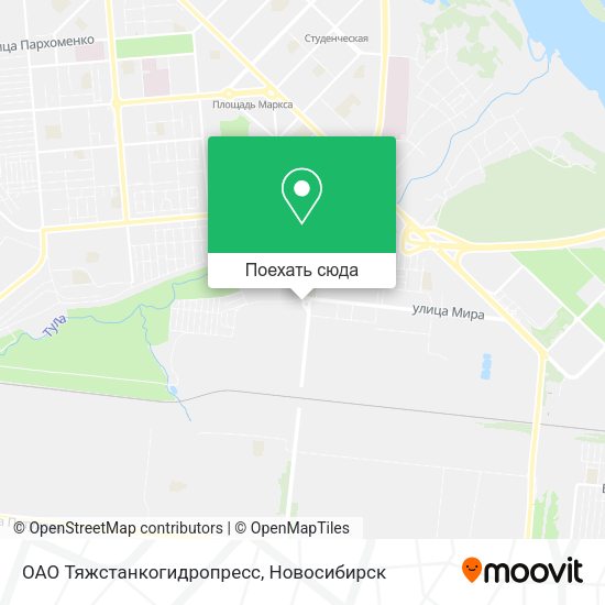 Карта ОАО Тяжстанкогидропресс