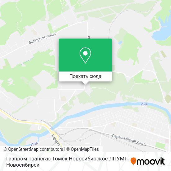 Карта Газпром Трансгаз Томск Новосибирское ЛПУМГ