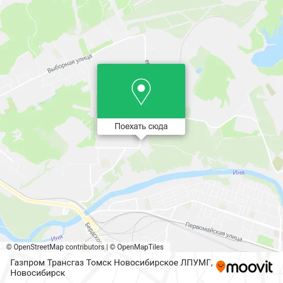 Карта Газпром Трансгаз Томск Новосибирское ЛПУМГ