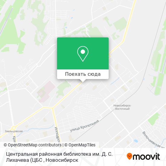 Карта Центральная районная библиотека им. Д. С. Лихачева