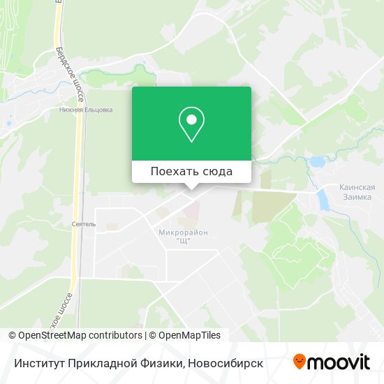 Карта Институт Прикладной Физики
