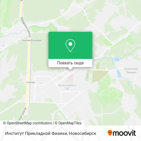 Карта Институт Прикладной Физики