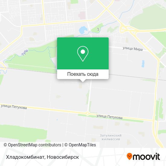 Карта Хладокомбинат