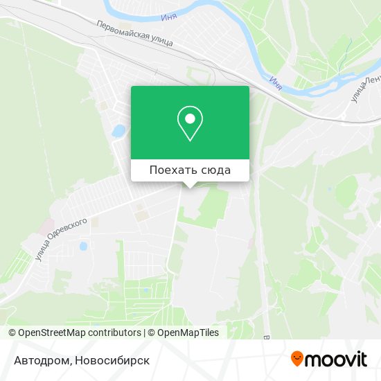 Карта Автодром