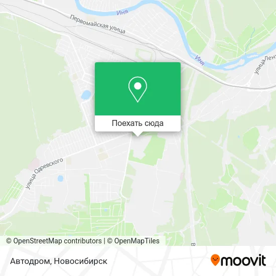 Карта Автодром