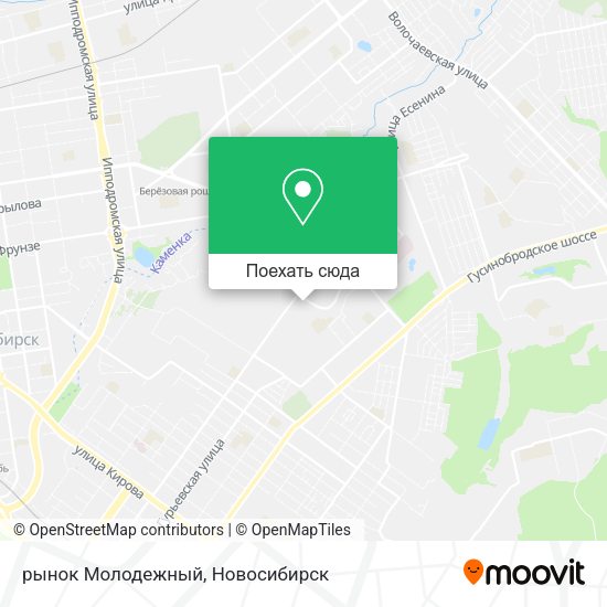 Карта рынок Молодежный