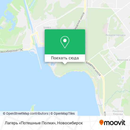 Карта Лагерь «Потешные Полки»