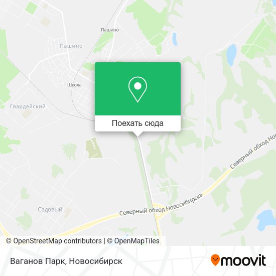 Карта Ваганов Парк