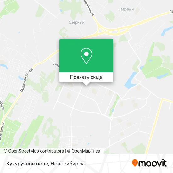 Карта Кукурузное поле