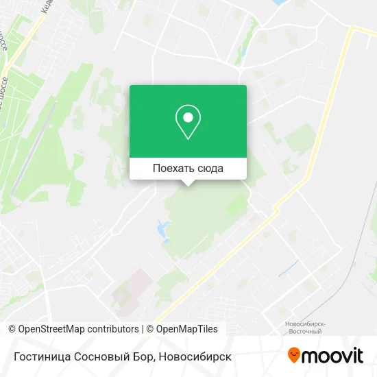 Карта Гостиница  Сосновый Бор