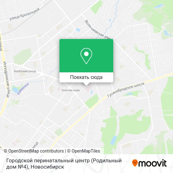 Карта Городской перинатальный центр (Родильный дом №4)