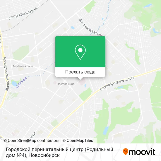 Карта Городской перинатальный центр (Родильный дом №4)