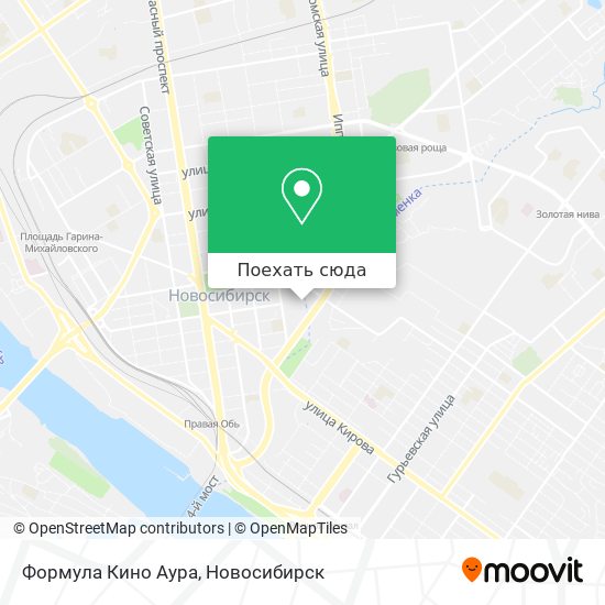 Тц аура новосибирск карта