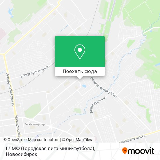 Карта ГЛМФ (Городская лига мини-футбола)