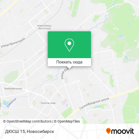 Карта ДЮСШ 15