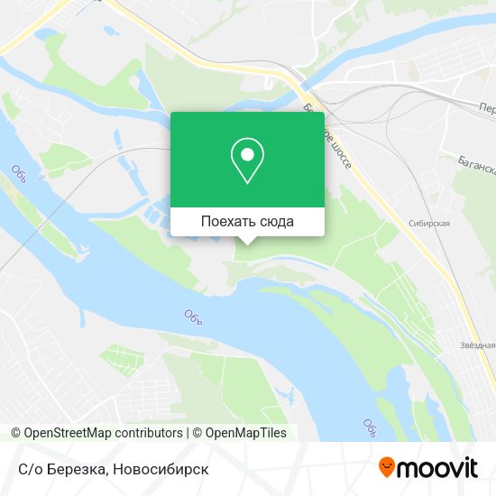 Карта С/о  Березка