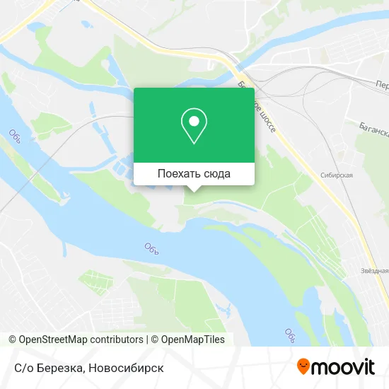 Карта С/о  Березка