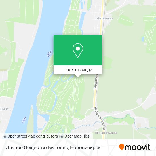 Карта Дачное Общество Бытовик