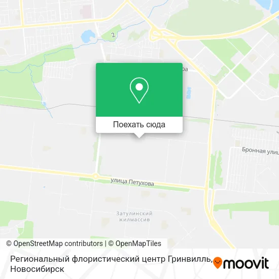 Карта Региональный флористический центр  Гринвилль