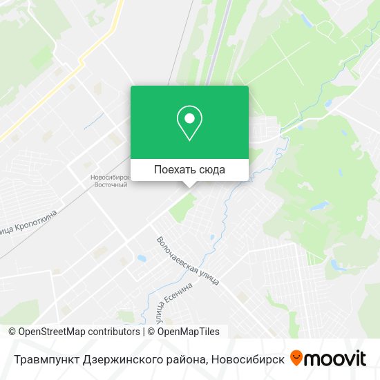 Карта Травмпункт Дзержинского района