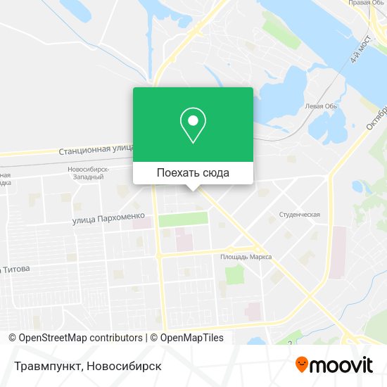 Карта Травмпункт