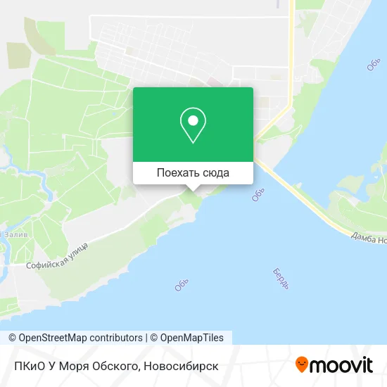 Карта ПКиО У Моря Обского