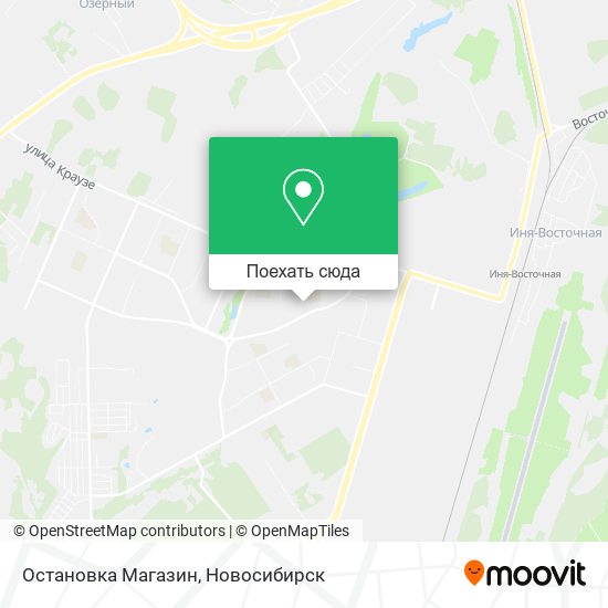 Карта Остановка Магазин