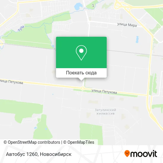 Карта Автобус 1260