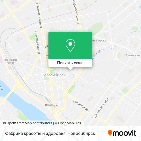 Карта Фабрика красоты и здоровья