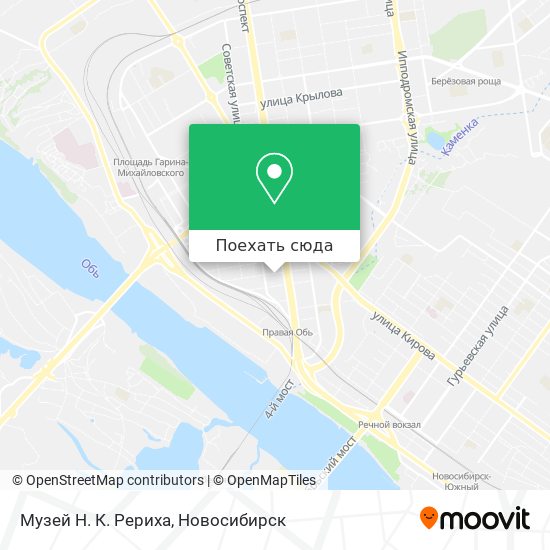 Карта Музей Н. К. Рериха