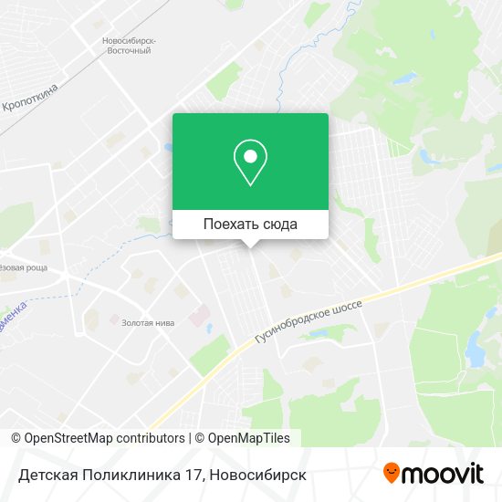 Карта Детская Поликлиника 17
