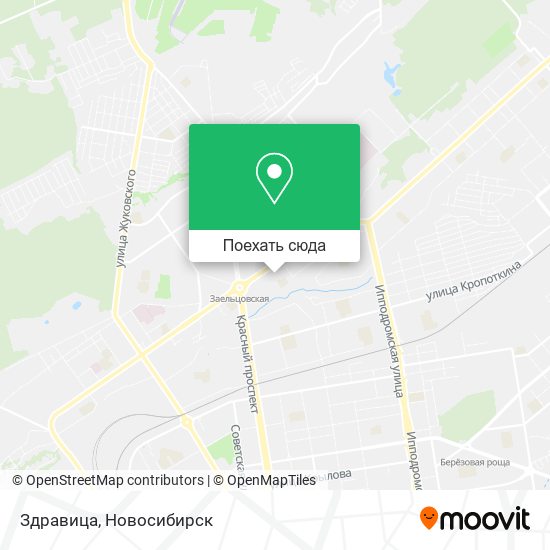 Карта Здравица