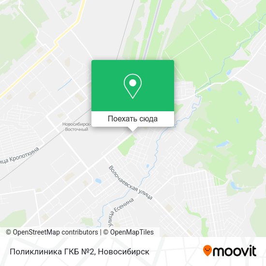 Карта Поликлиника ГКБ №2