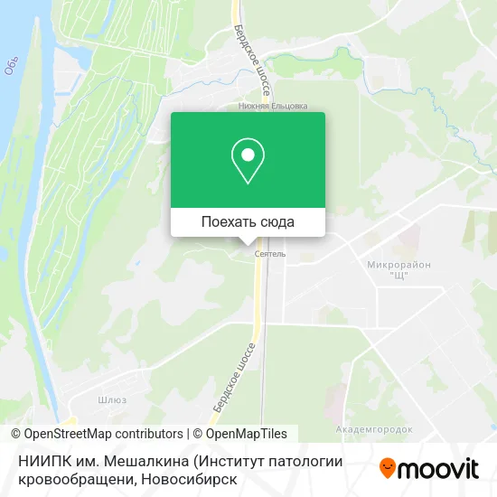 Карта НИИПК им. Мешалкина