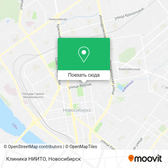 Карта Клиника НИИТО