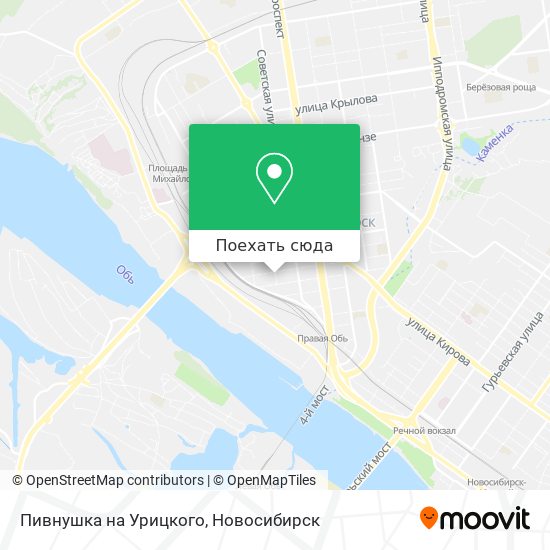 Карта Пивнушка на Урицкого