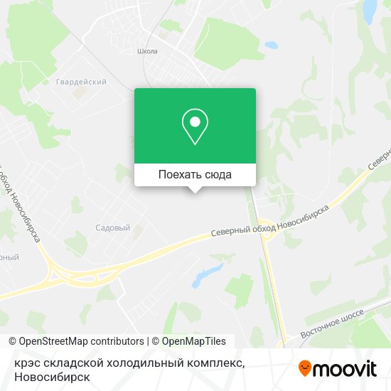 Карта крэс складской холодильный комплекс