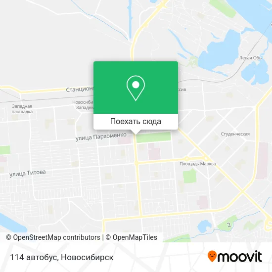 Карта 114 автобус