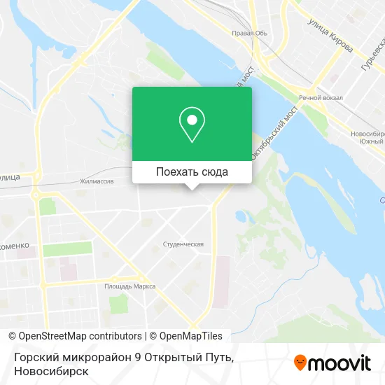 Карта Горский микрорайон 9  Открытый Путь
