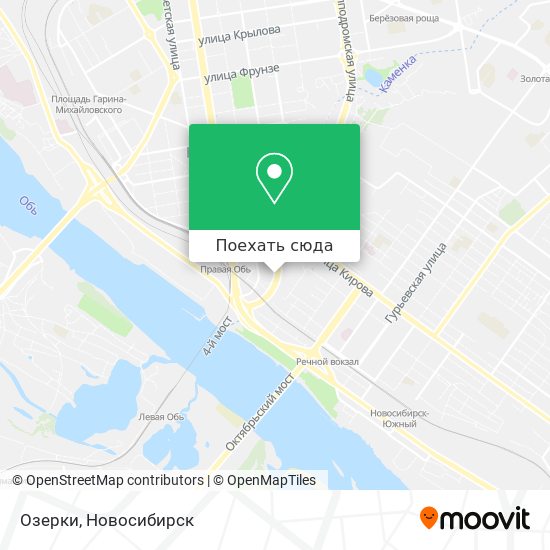 Карта Озерки
