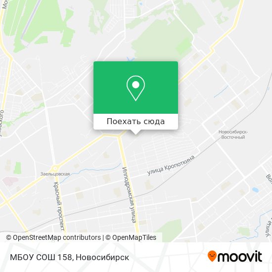 Карта МБОУ СОШ 158